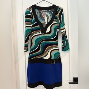 Groovy Coco & Tashi Mod Print
Mini Dress - Size Small